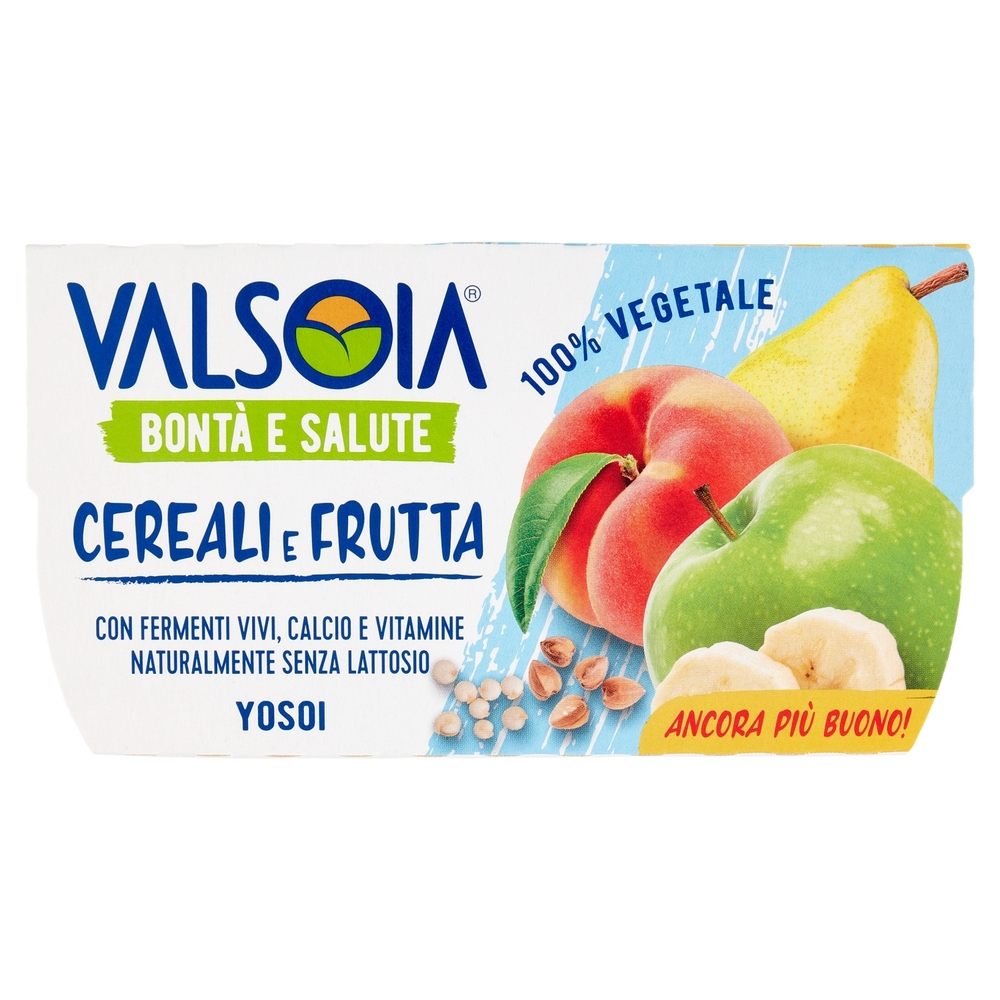 Yosoi Cereali e Frutta, 2x125 g